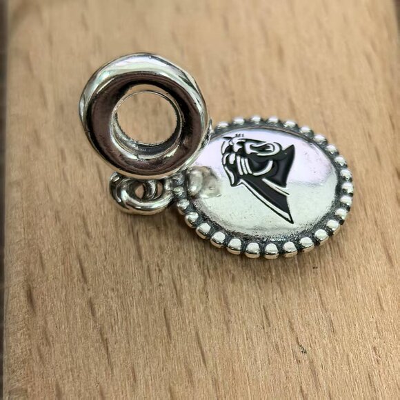 Pandora Carolina Panthers Charm Pendant, S925 Silver Bracelets - Picture 3 of 4